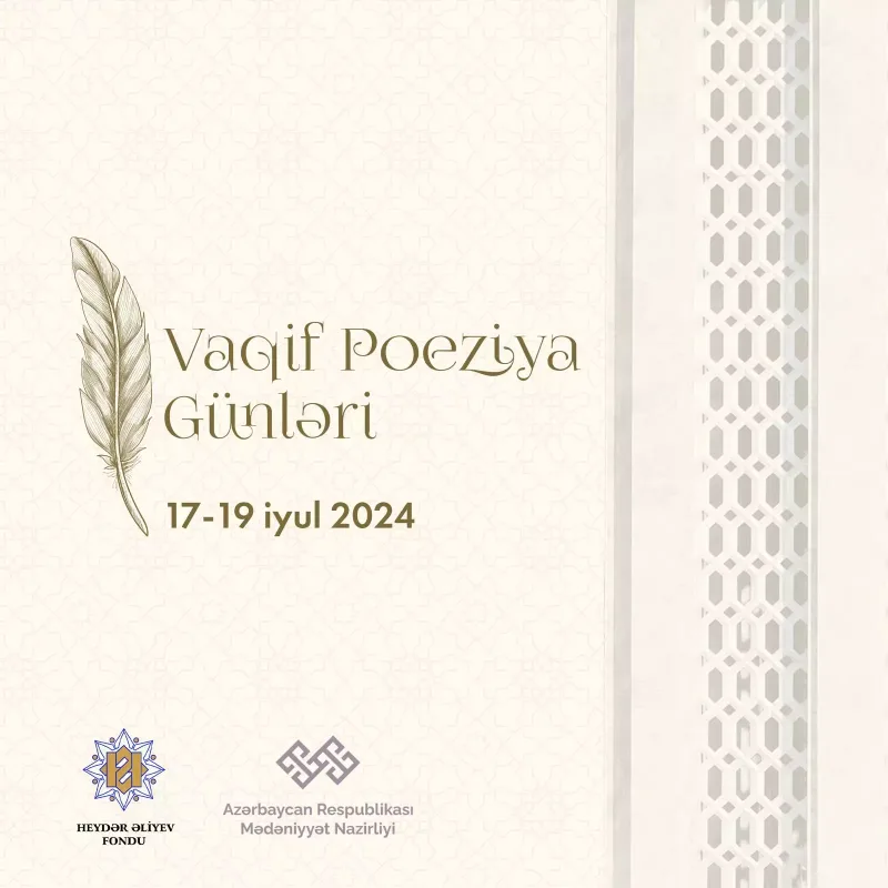 Vaqif Poeziya Günləri keçiriləcək
