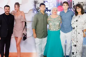 Emin Ağalarovun anası, övladları və xanımı... - Fotolar