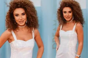 Mehinin qırmızı xalı stili!