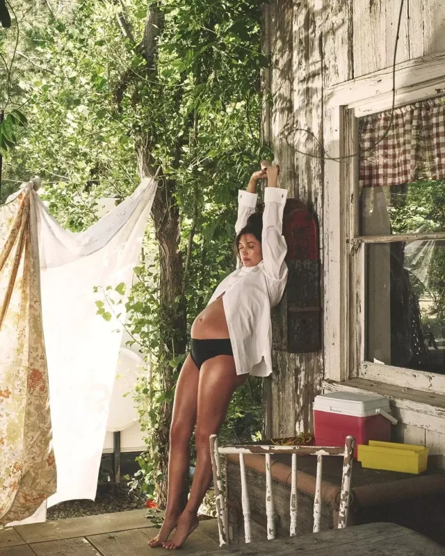 Heyli Biberin hamiləlik fotosessiyası