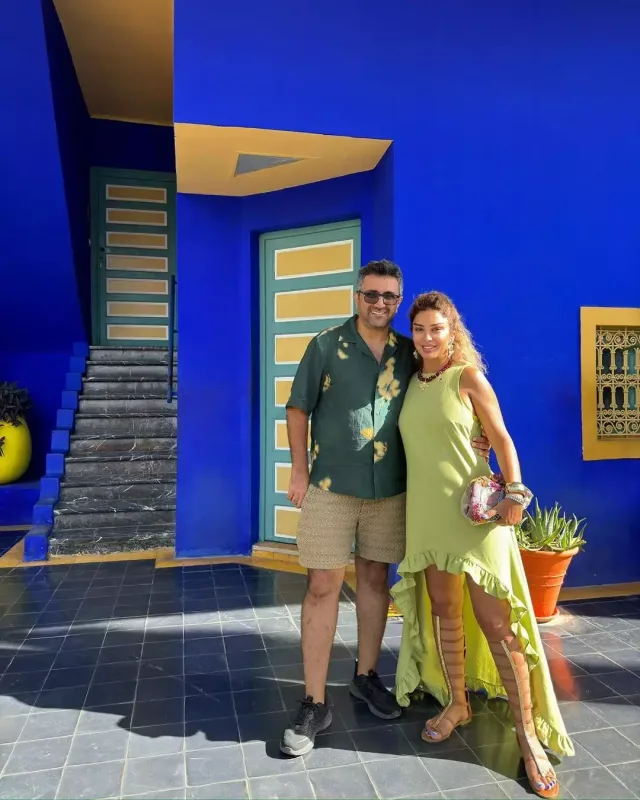 Çinarə həyat yoldaşı ilə Mərakeşdə