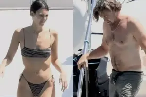 Leonardo 23 yaş kiçik sevgilisi ilə