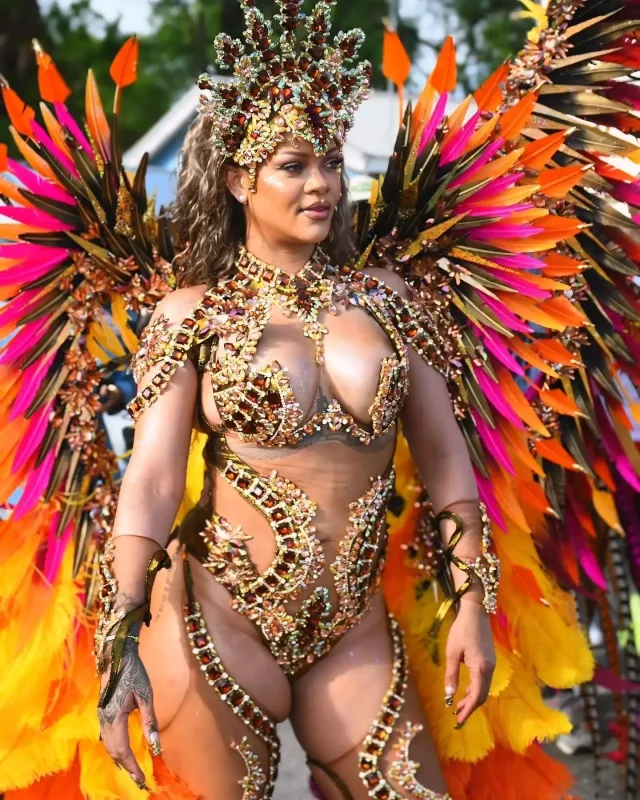 Rihannanın karnaval tərzi bəyənilmədi