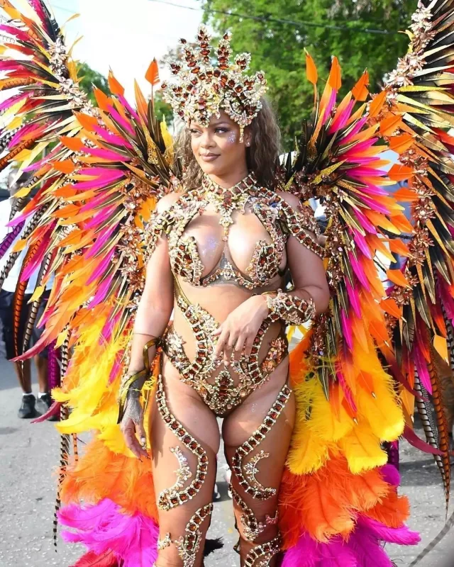 Rihannanın karnaval tərzi bəyənilmədi
