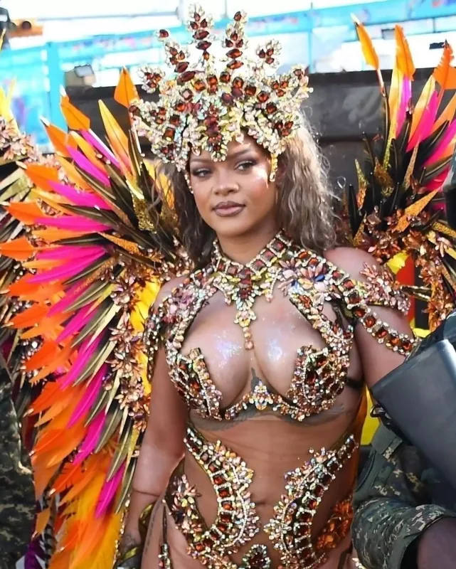 Rihannanın karnaval tərzi bəyənilmədi
