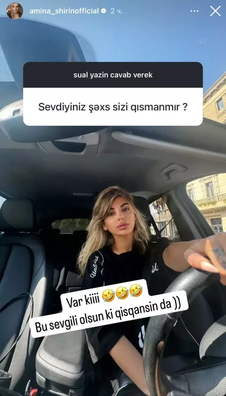 Əminədən eşq iddialarına cavab