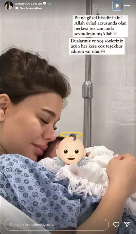 Ana olan Aysundan paylaşım