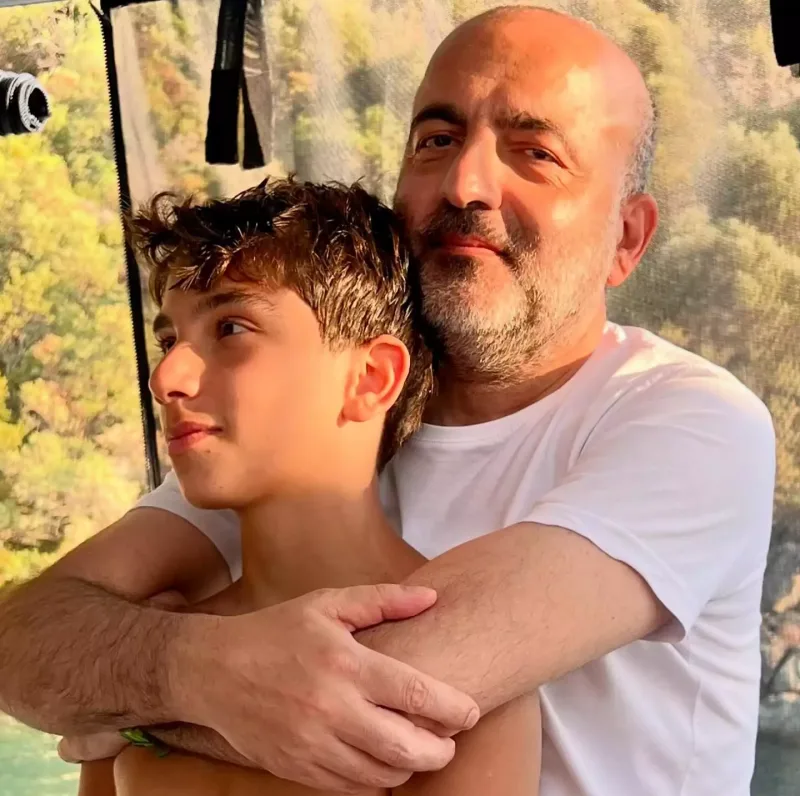 Mübariz Mənsimov oğlu ilə