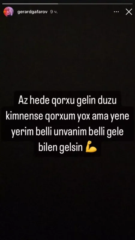 Rozanın oğlu hədələndiyini açıqladı