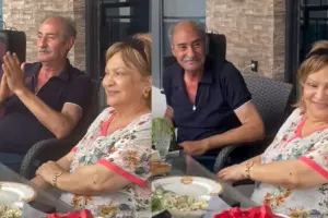 Afaq Bəşirqızı həyat yoldaşı ilə