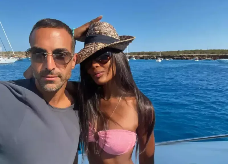 Naomi milyonçu sevgilisi tətil paylaşımları