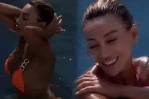 Röyanın hovuz keyfi