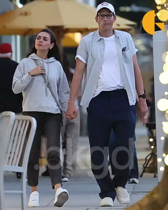 Eşton və Mila Beverli Hillsdə belə görüntüləndi