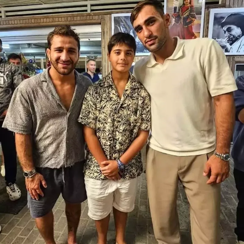 Çempionlarımız Leyla Əliyeva və Eminlə bir arada