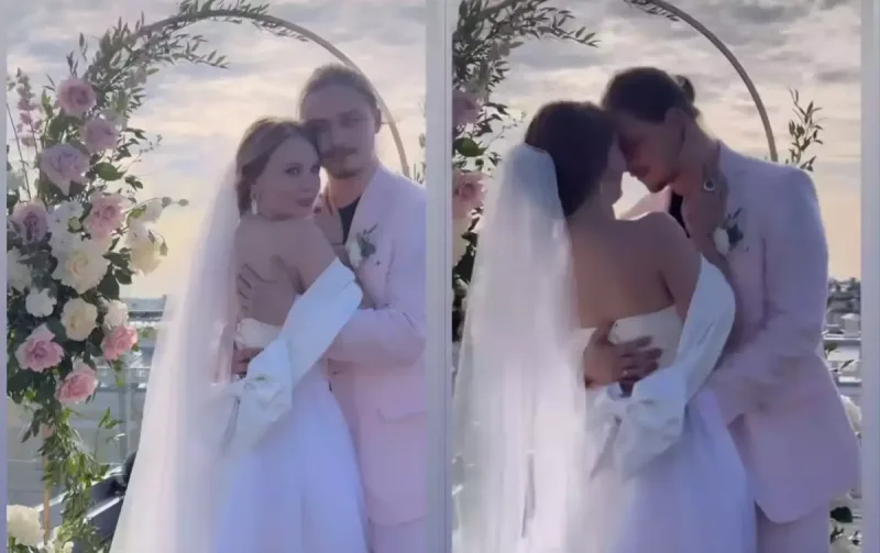 Nataşa Korolyovanın oğlu striptizçi ilə ailə qurdu