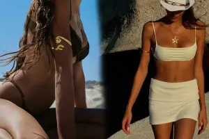 Dilan Çiçek Denizdən bikinili şəkillər