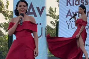 Aiselin səhnədə çətin anları