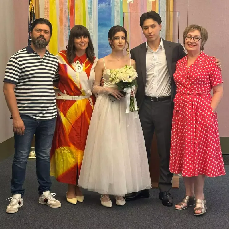 Elmirin qızı ABŞ-də ərə getdi