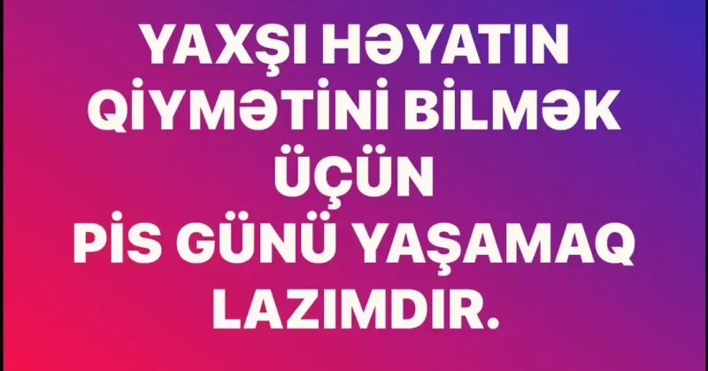 “Bunun üçün pis gün yaşamaq lazımdır” - Elariz