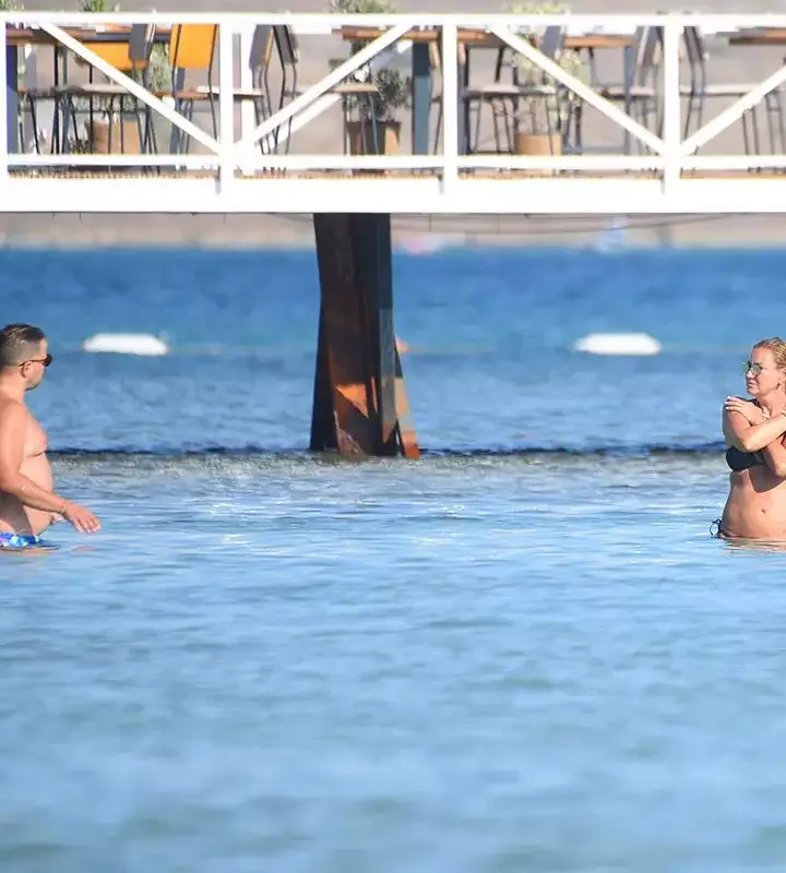 Dənizdə görüntüləndilər