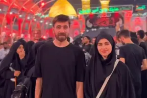 Arzu həyat yoldaşı ilə Kərbəlada