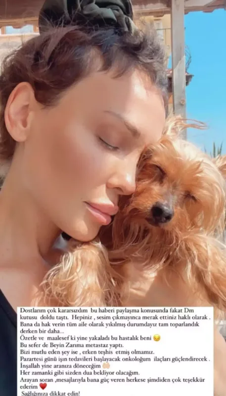 Türkiyəli müğənnidə yenidən xərçəng aşkarlandı