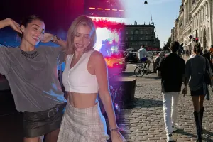 Hande sevgilisi və bacısı ilə tətildə