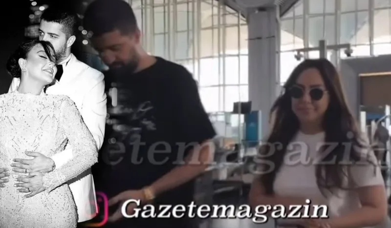 Ebru ilk dəfə əri ilə görüntüləndi