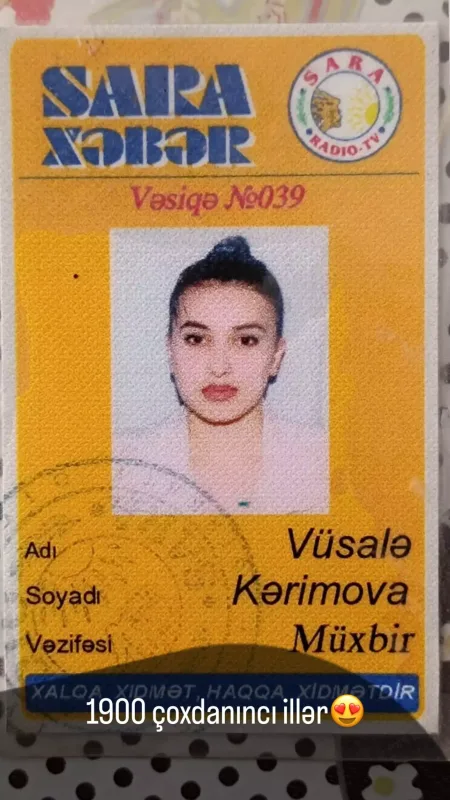 Vüsalə 29 il əvvələ qayıtdı