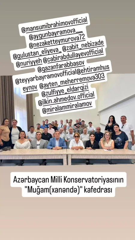 Konservatoriyanın məşhur pedaqoqları bir arada