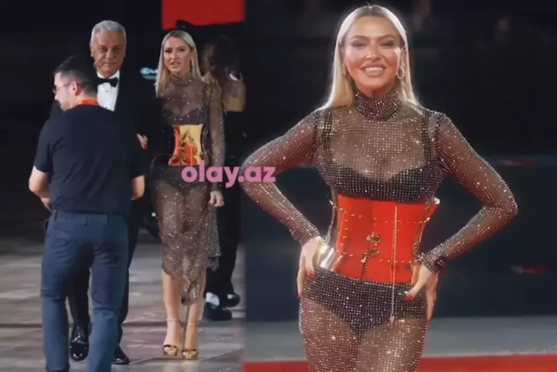 Hadise Venesiyada qırmızı xalıya belə çıxdı