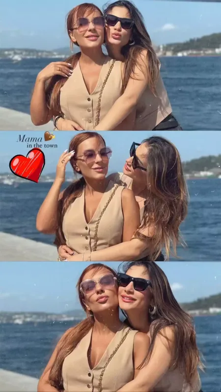 Qızından Tünzalə Ağayeva ilə fotolar