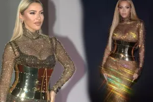 Qırmızı xalıda Beyonsu təkrarladı