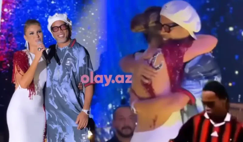Gülben Ronaldinyo ilə görüşdü