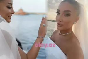 Günay buna görə gəlinlik geyinibmiş