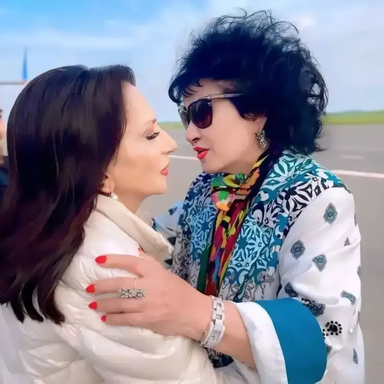 Zeynəb Xanlarova və Nəsibə Abdullayeva bir arada