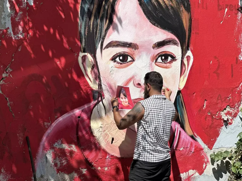 Azərbaycanlı rəssamın Narin əsəri gündəm oldu