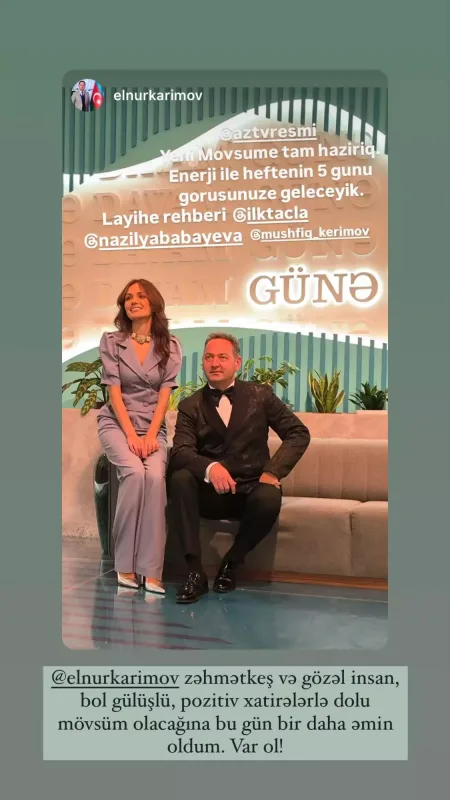 AzTV-dəki bu verilişin aparıcısı məlum oldu