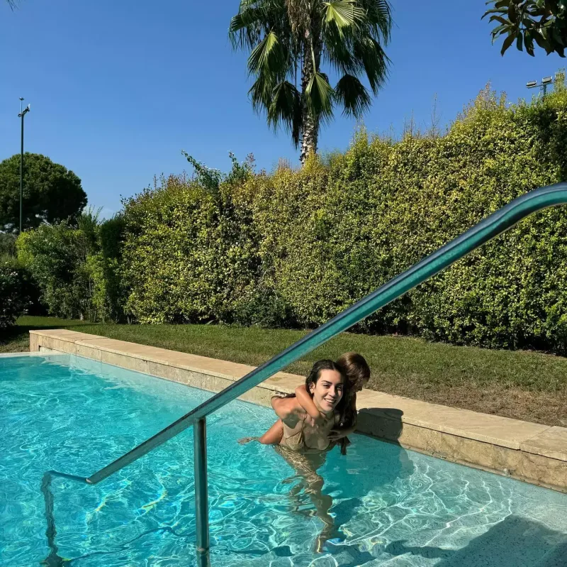 Sinemlə Kenanın ailə fotoları