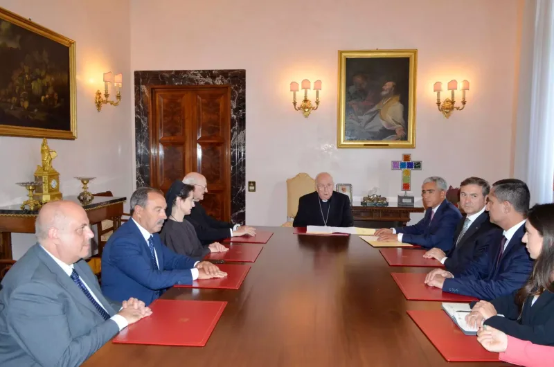 Heydər Əliyev Fondunun Vatikanda Müqəddəs Yubiley İlinə töhfəsi - Fotolar