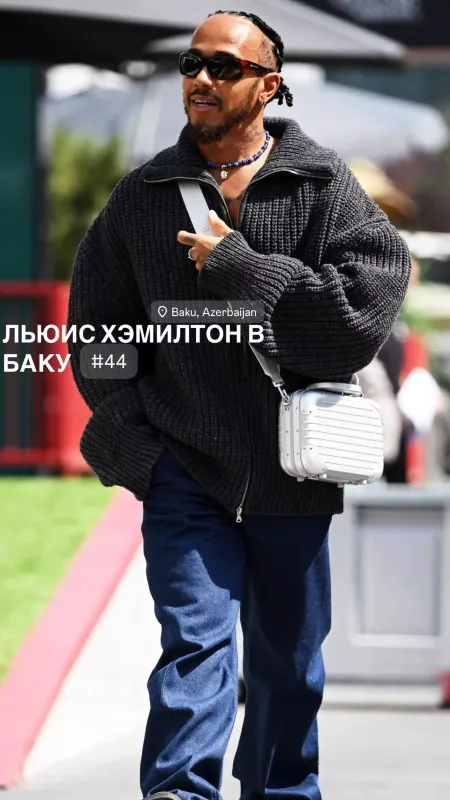 Lüis Hemilton Bakıda