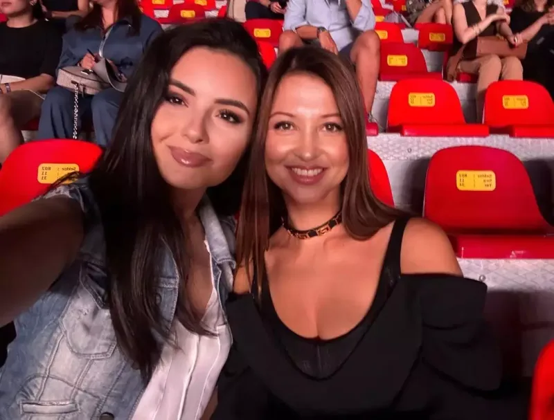 Aysel Vaynşteynin xanımı ilə konsertdə