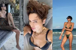 Günaydan bikinidə cazibədar pozalar