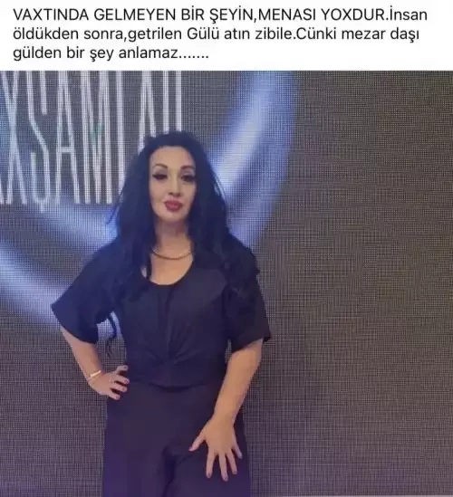 “Öldükdən sonra gətirilən gülü atın zibilə”