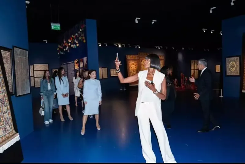 Naomi Kempbellinin Bakıdan paylaşımı