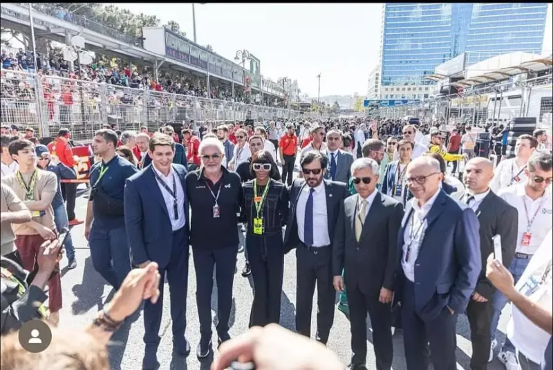 Naomi Kempbellinin Bakıdan paylaşımı