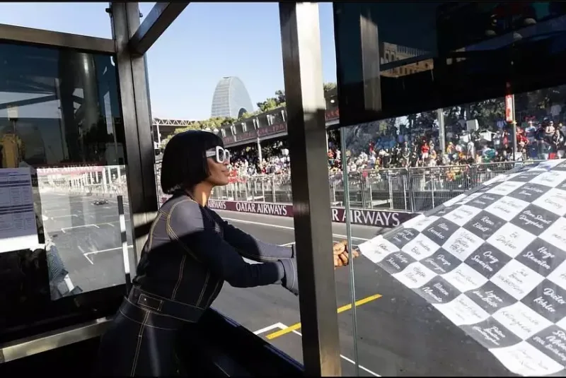 Naomi Kempbellinin Bakıdan paylaşımı