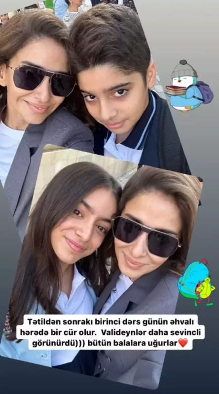 Leyladan övladları ilə paylaşım