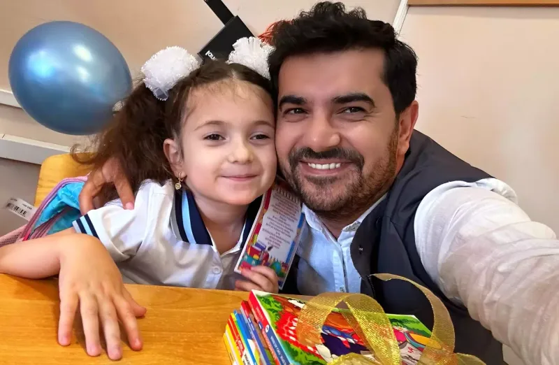 Elşənin qızı məktəbə başladı