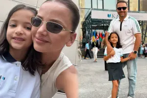 İlkinin qızı da məktəbə getdi